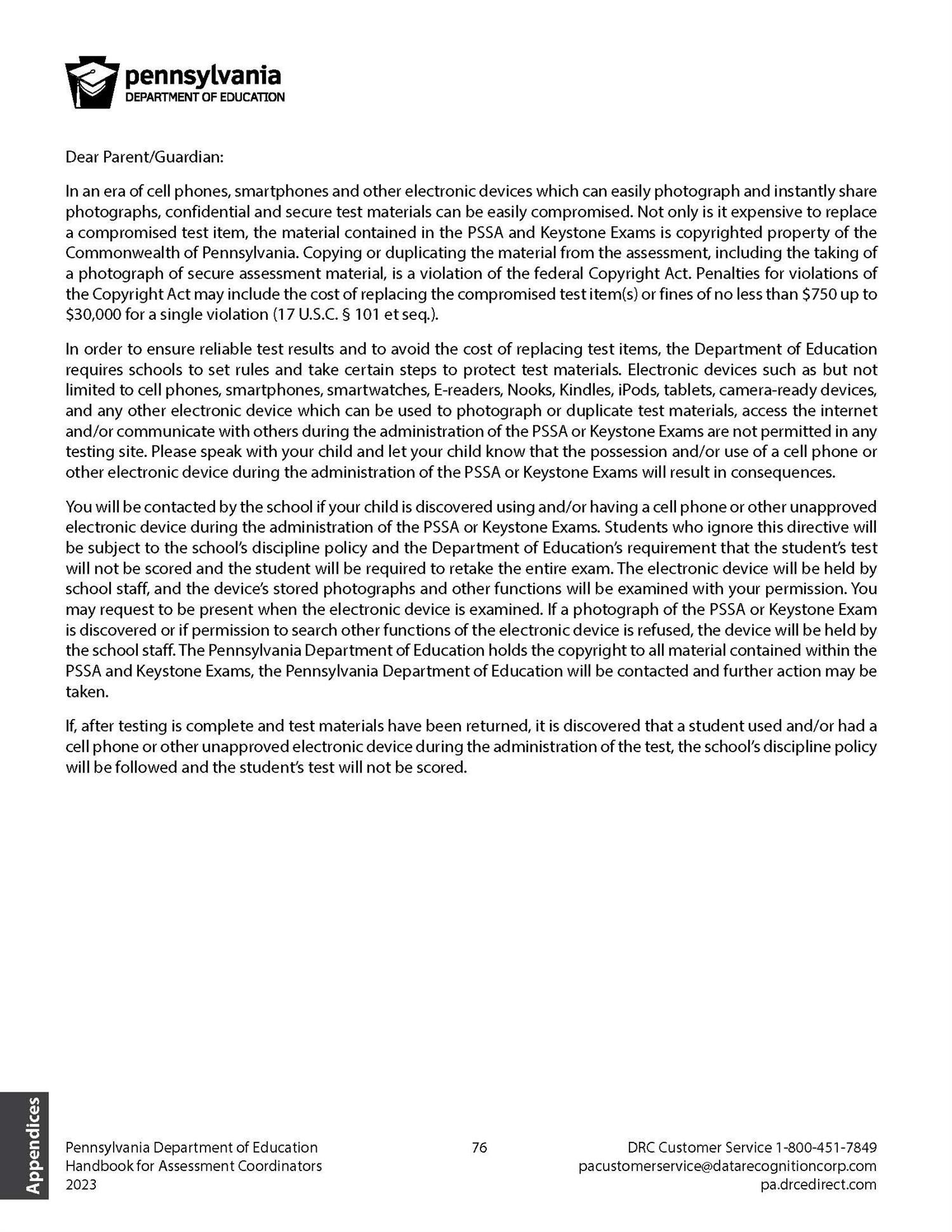  Electronic Devices Policy